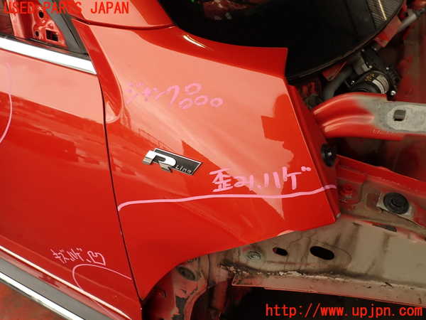2UPJ-27501100]VW ザ･ビートル(16CZD)右前コーナーパネル 【ジャンク品】 中古_m0001.jpg