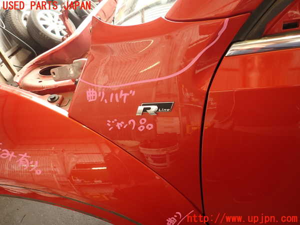2UPJ-27501102]VW ザ･ビートル(16CZD)左前コーナーパネル 【ジャンク品】 中古_m0001.jpg
