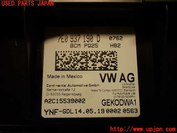 2UPJ-27506146]VW ザ･ビートル(16CZD)コンピューター1 中古_m0005.jpg