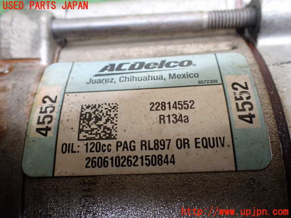 1UPJ-27526025]シボレー・カマロ(不明)エアコンコンプレッサー 中古_m0004.jpg