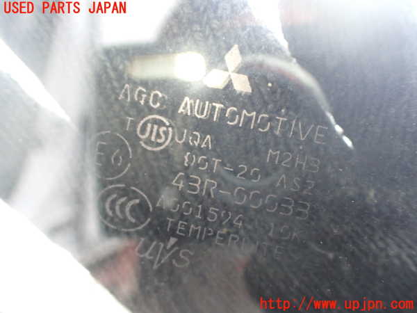 1UPJ-27711230]ランエボ10(CZ4A)右前ドア AGC M2H3 中古_m0004.jpg