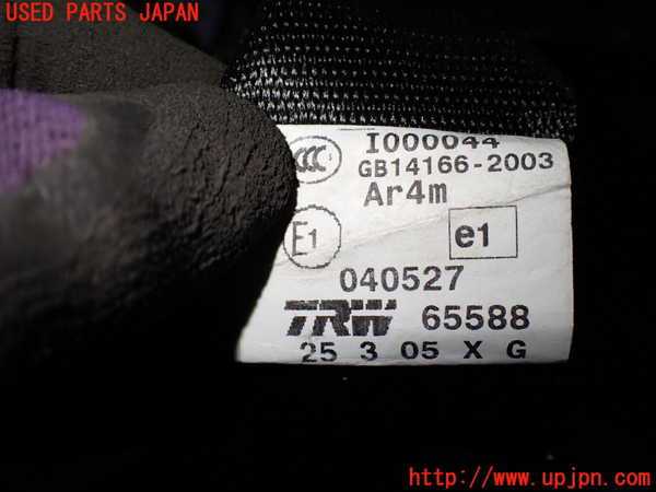 5UPJ-27767185]BMW M5(NB50 E60)左2列目シートベルト 中古_m0003.jpg