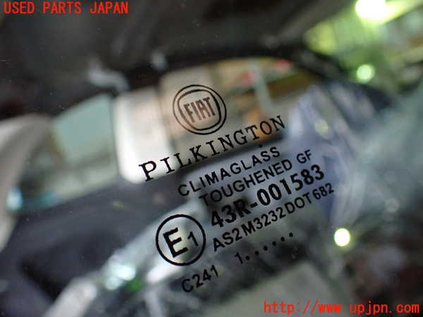 1UPJ-27771380]フィアット・500(31209)右クォーターガラス PILKINGTON M3232 中古_m0002.jpg