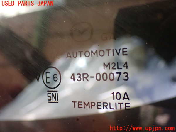 2UPJ-27801382]MX-30 ロータリーEV(DR8V3P)左クォーターガラス (43R-00073 M2L4) 中古_m0002.jpg