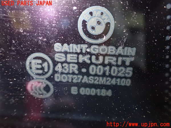 1UPJ-27861380]BMW M3 クーペ(WD40) E92 右クォーターガラス DOT27 AS2M24100 中古_m0003.jpg