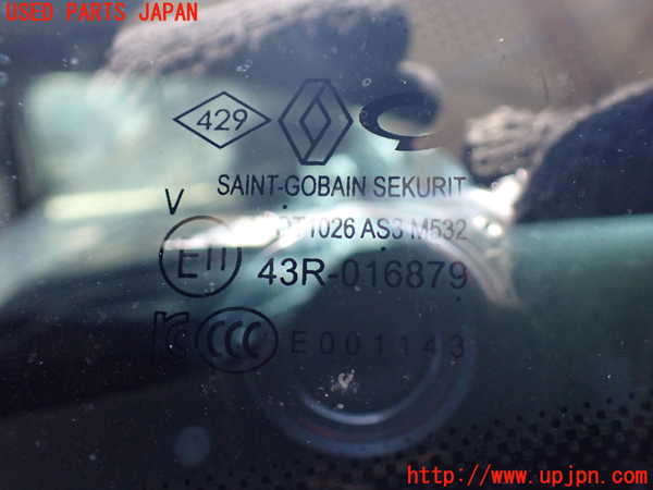 5UPJ-27871382]ルノー・アルカナ(LJLH4MH)左クォーターガラス SEKURIT M532 中古_m0002.jpg