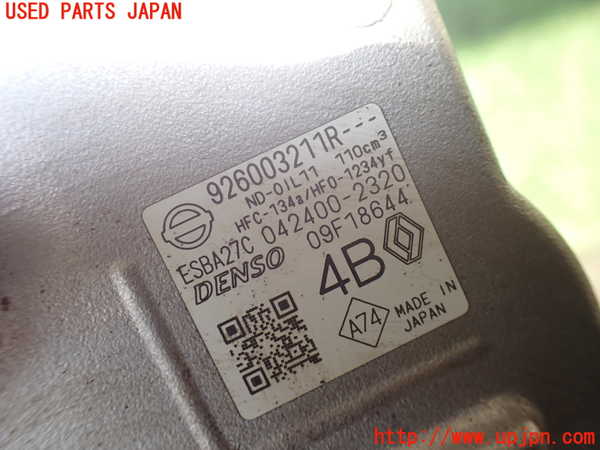 5UPJ-27876025]ルノー・アルカナ(LJLH4MH)エアコンコンプレッサー 中古_m0003.jpg