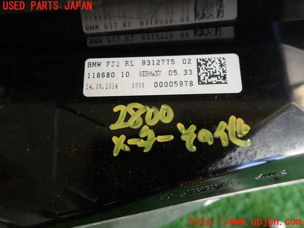 2UPJ-28006239]BMW M4 クーペ(3C30)(F82)メーター・その他 中古_m0004.jpg