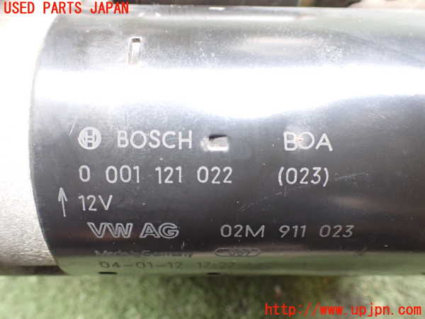 2UPJ-28066010]VW ニュービートルカブリオレ(1YAZJ)セルモーター 中古_m0003.jpg
