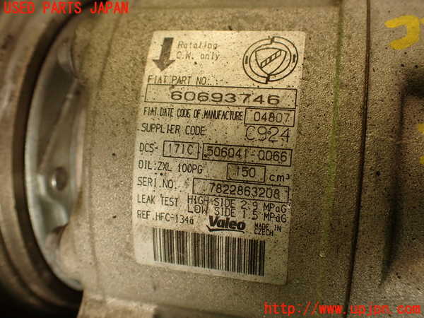 2UPJ-28106025]アルファロメオ・スパイダー(93922S)エアコンコンプレッサー 中古_m0003.jpg