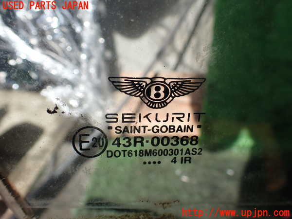 1UPJ-28191238]ベントレー・コンチネンタル・GT(BCBEB)右前ドアガラス M600301 中古_m0003.jpg