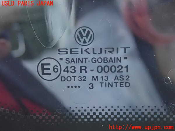 2UPJ-28381380]VW ルポGTI(6EAVY)右クォーターガラス (43R-00021 M13) 中古_m0003.jpg