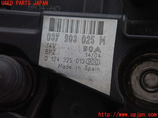 5UPJ-28386015]VW ルポGTI(6EAVY)オルタネーター(ダイナモ) 中古_m0004.jpg