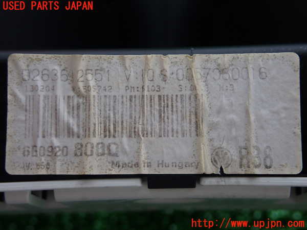 2UPJ-28386170]VW ルポGTI(6EAVY)スピードメーター 中古_m0003.jpg