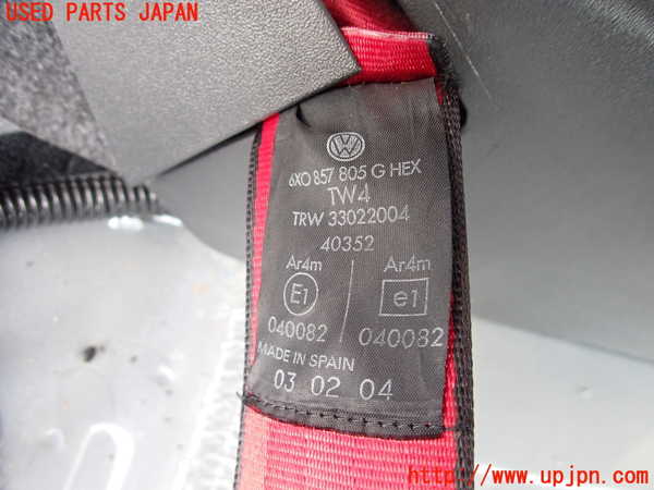 2UPJ-28387185]VW ルポGTI(6EAVY)左2列目シートベルト 中古_m0002.jpg