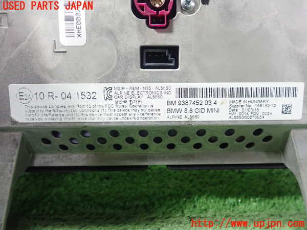 1UPJ-28546629]BMW ミニ(MINI)クーパーSD R56(XN20)モニター 中古_m0003.jpg