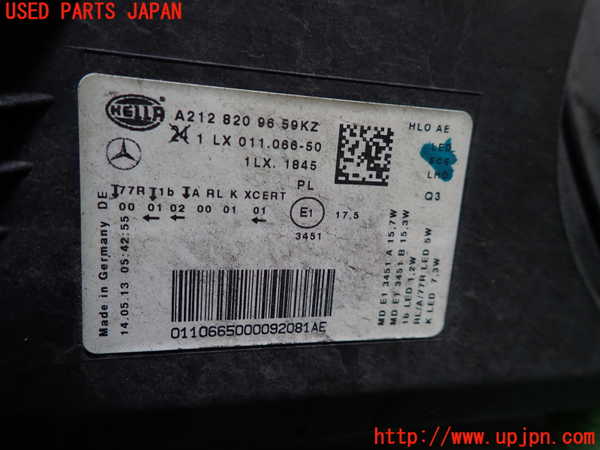 1UPJ-28551130]ベンツ E300 ステーションワゴン(212255C)S212右ヘッドライト LED 中古_m0002.jpg