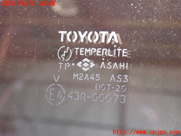 2UPJ-28601382]ハイラックスサーフ N130系 4ドア(VZN130G)左クォーターガラス 中古 ASAHI M2A45 43R-00073_m0002.jpg