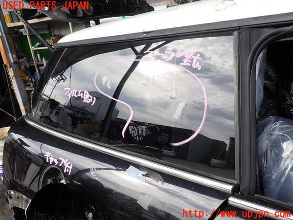 2UPJ-28711380]BMW ミニ(MINI)クーパー(XM15)右クォーターガラス (43R-00048) 中古 (F56)_m0001.jpg