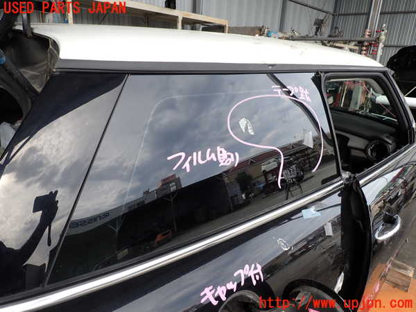 2UPJ-28711380]BMW ミニ(MINI)クーパー(XM15)右クォーターガラス (43R-00048) 中古 (F56)_m0002.jpg