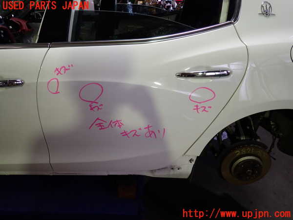 1UPJ-28751320]マセラティ・ギブリ(MG30D)左後ドア 中古 SAINT-GOBAIN SEKURIT M53 43R-001106_m0001.jpg