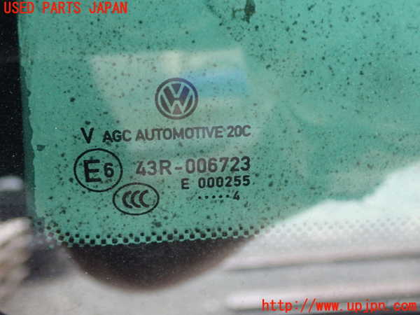 1UPJ-28771380]VW ゴルフ ヴァリアント(AUCJZ)右クォーターガラス 中古 AGC 43R-006723_m0002.jpg