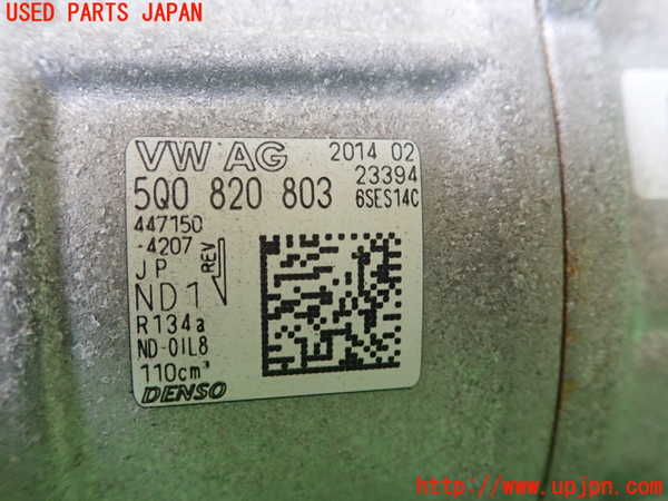 5UPJ-28776025]VW ゴルフ ヴァリアント(AUCJZ)エアコンコンプレッサー 中古_m0002.jpg