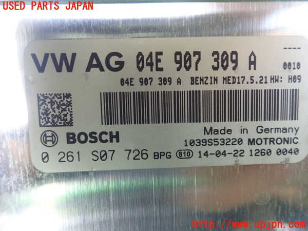 1UPJ-28776110]VW ゴルフ ヴァリアント(AUCJZ)エンジンコンピューター 中古_m0003.jpg