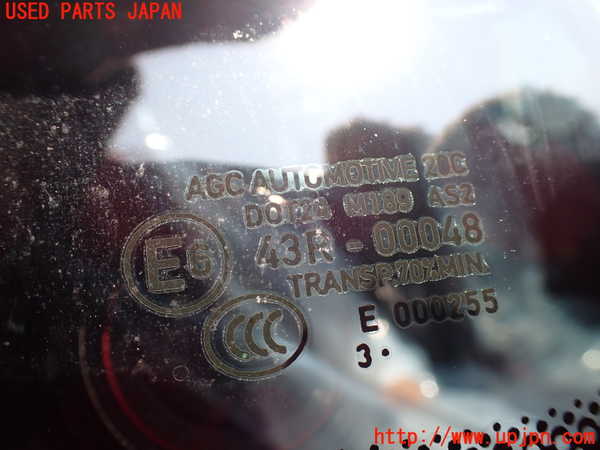 5UPJ-28821380]ポルシェ・ケイマンS(981MA123)右クォーターガラス AGC M189 中古_m0002.jpg
