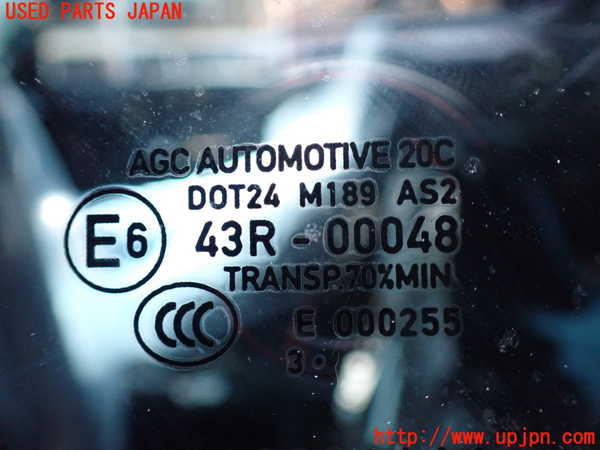 1UPJ-28821382]ポルシェ・ケイマンS(981MA123)左クォーターガラス AGC M189 中古_m0002.jpg