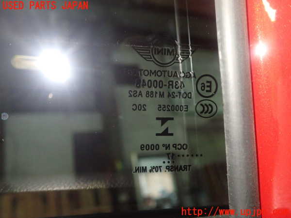 1UPJ-28981320]BMW ミニ(MINI)クーパーD F55(XT15)左後ドア AGC M188 中古_m0004.jpg