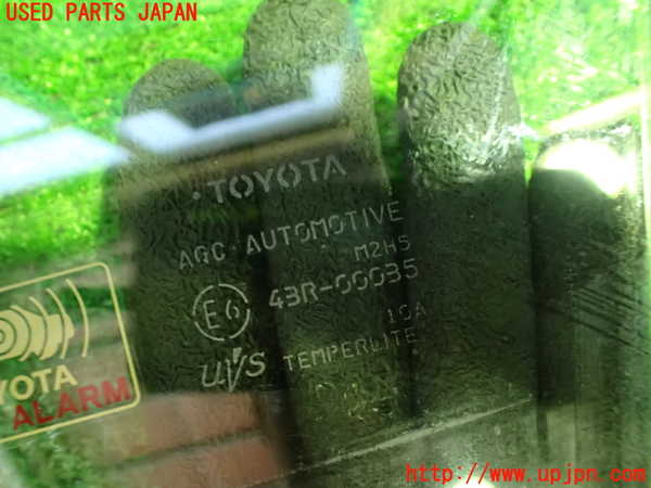 1UPJ-29081268]カムリハイブリッド(AXVH70)左前ドアガラス 中古 AGC M2H5 43R-00035_m0002.jpg
