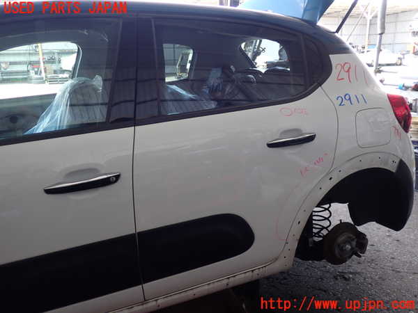 2UPJ-29111320]シトロエン・C3(B6HN05)左後ドア 中古 AGC 43R-006723_m0001.jpg