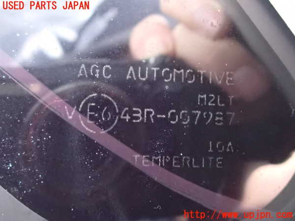 2UPJ-29151380]ロッキー(ROCKY) ハイブリッド(A202S)右クォーターガラス (43R-007987) 中古_m0003.jpg