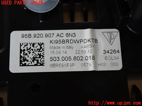 2UPJ-29176170]ポルシェ・マカン ターボ(95BCTL)スピードメーター 中古_m0002.jpg