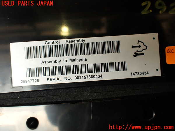 2UPJ-29206066]キャデラック・CTS スポーツセダン(X322B)エアコンスイッチ1 (左ハンドル) 中古_m0004.jpg