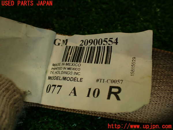 2UPJ-29207155]キャデラック・CTS スポーツセダン(X322B)右2列目シートベルト (左ハンドル) 中古_m0003.jpg
