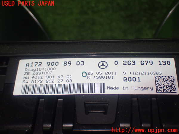 1UPJ-29296170]ベンツ SLK350(172457)スピードメーター 中古_m0004.jpg