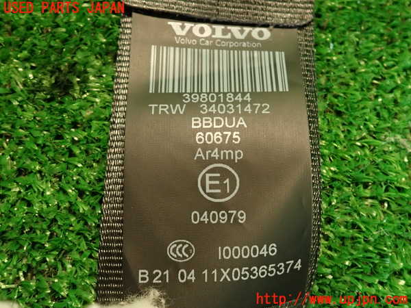 2UPJ-29397155]ボルボ・XC60(DB4204TXC)右2列目シートベルト 中古_m0004.jpg