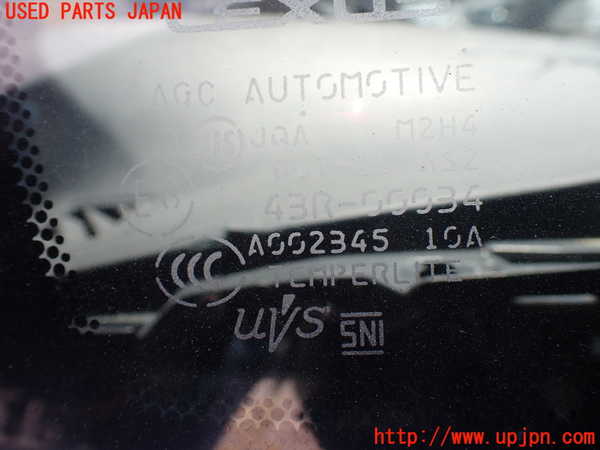 5UPJ-29401200]レクサス・RX450h(GYL10W)右フロント三角窓ガラス AGC M2H4 中古_m0002.jpg