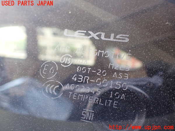 5UPJ-29401382]レクサス・RX450h(GYL10W)左クォーターガラス AGC M2L3 中古_m0002.jpg