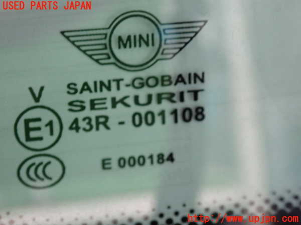 2UPJ-29541382]BMW ミニ(MINI)ジョンクーパーワークス(JCW)(MFJCW)左クォーターガラス 中古 (R56)_m0003.jpg