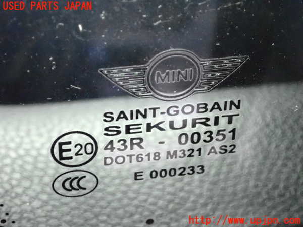 2UPJ-29701382]BMW ミニ(MINI)クーパーS クラブマン(ZG16)(R55)左クォーターガラス 中古(43R-00351 M321)_m0002.jpg