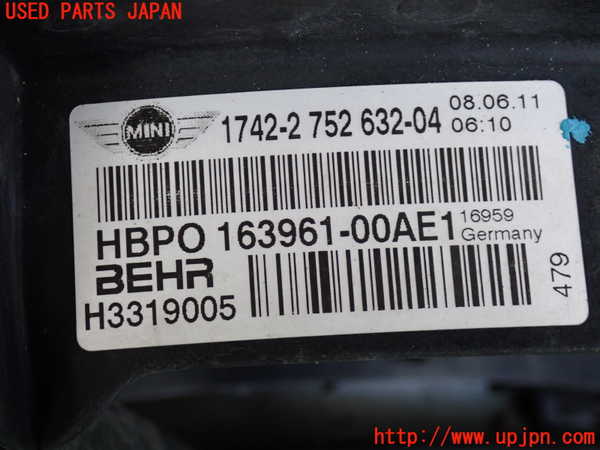 2UPJ-29706836]BMW ミニ(MINI)クーパーS クラブマン(ZG16)(R55)電動ファン1 中古_m0004.jpg