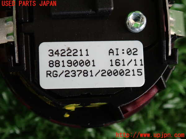 2UPJ-29706290]BMW ミニ(MINI)クーパーS クラブマン(ZG16)(R55)ハザードスイッチ 中古_m0003.jpg