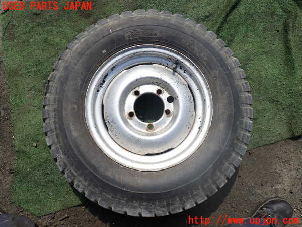 1UPJ-29749031]三菱ジープ(J24)タイヤ　ホイール　1本① 7.00-16LT 中古_m0001.jpg