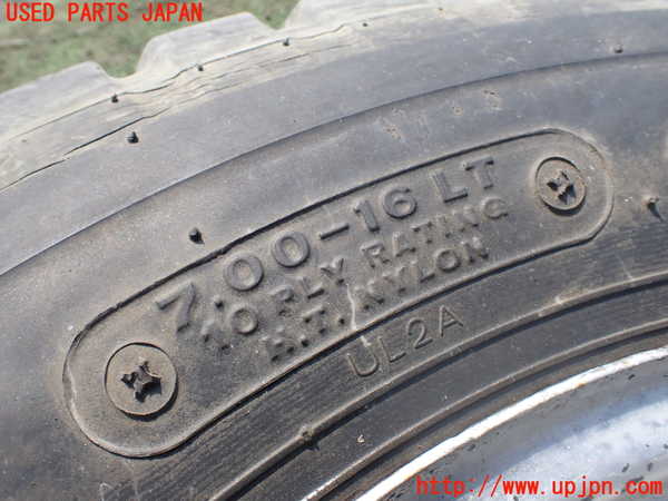 1UPJ-29749031]三菱ジープ(J24)タイヤ　ホイール　1本① 7.00-16LT 中古_m0003.jpg