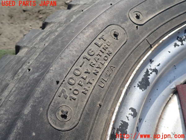 1UPJ-29749033]三菱ジープ(J24)タイヤ　ホイール　1本③ 7.00-16LT 中古_m0002.jpg