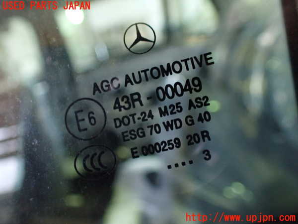 1UPJ-29761320]ベンツ C180 ステーションワゴン S204(204249)左後ドア AGC M25 中古_m0002.jpg