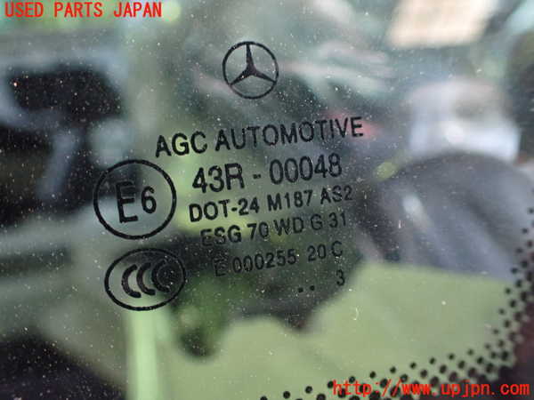 1UPJ-29761380]ベンツ C180 ステーションワゴン S204(204249)右クォーターガラス AGC M187 中古_m0003.jpg